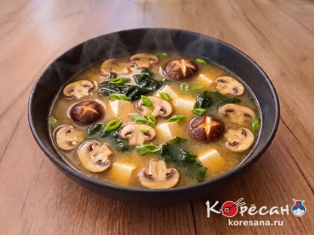 Мисо с грибами